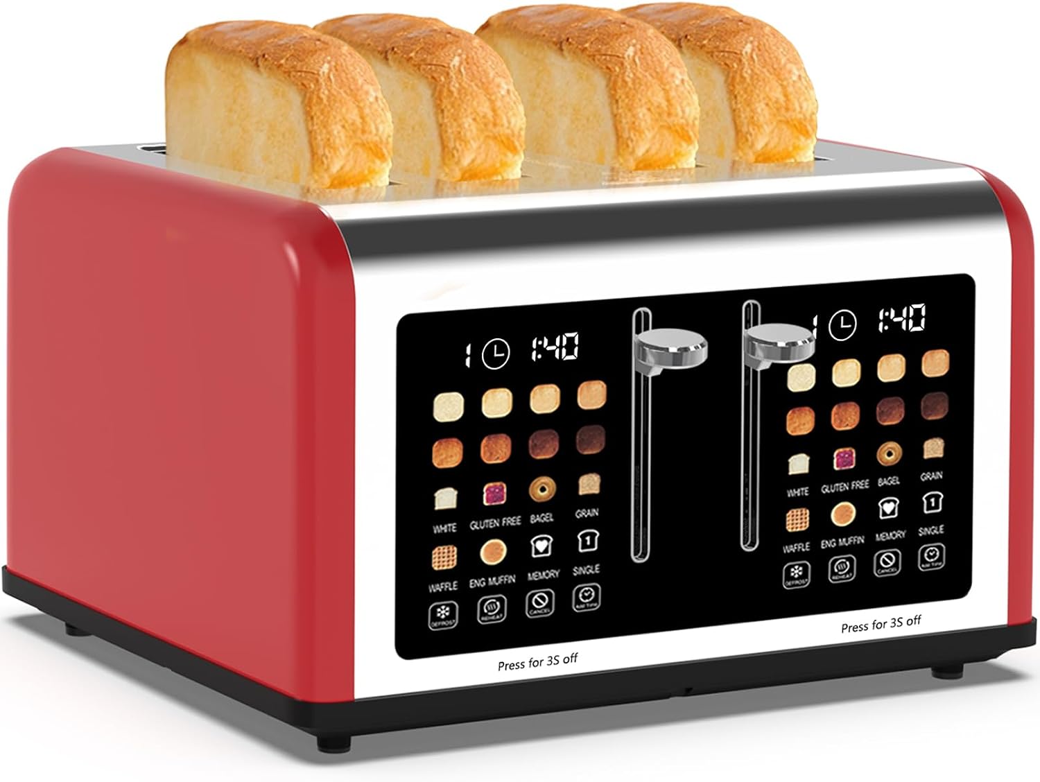 TOASTORA™ Smart Touch 4-Slice Toaster