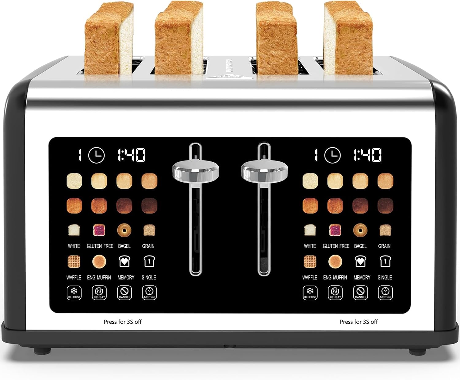TOASTORA™ Smart Touch 4-Slice Toaster