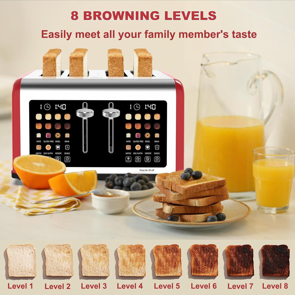 TOASTORA™ Smart Touch 4-Slice Toaster
