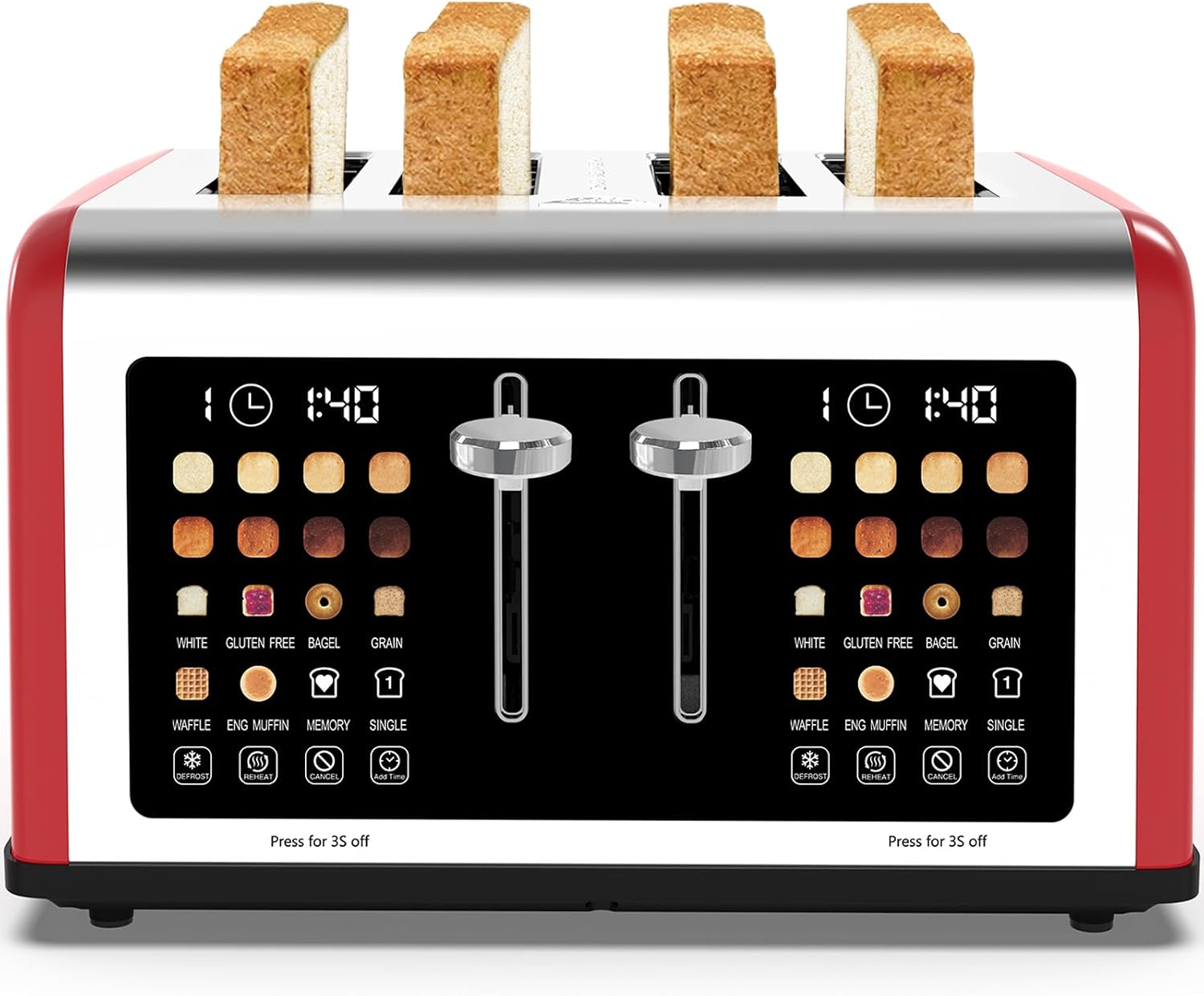 TOASTORA™ Smart Touch 4-Slice Toaster