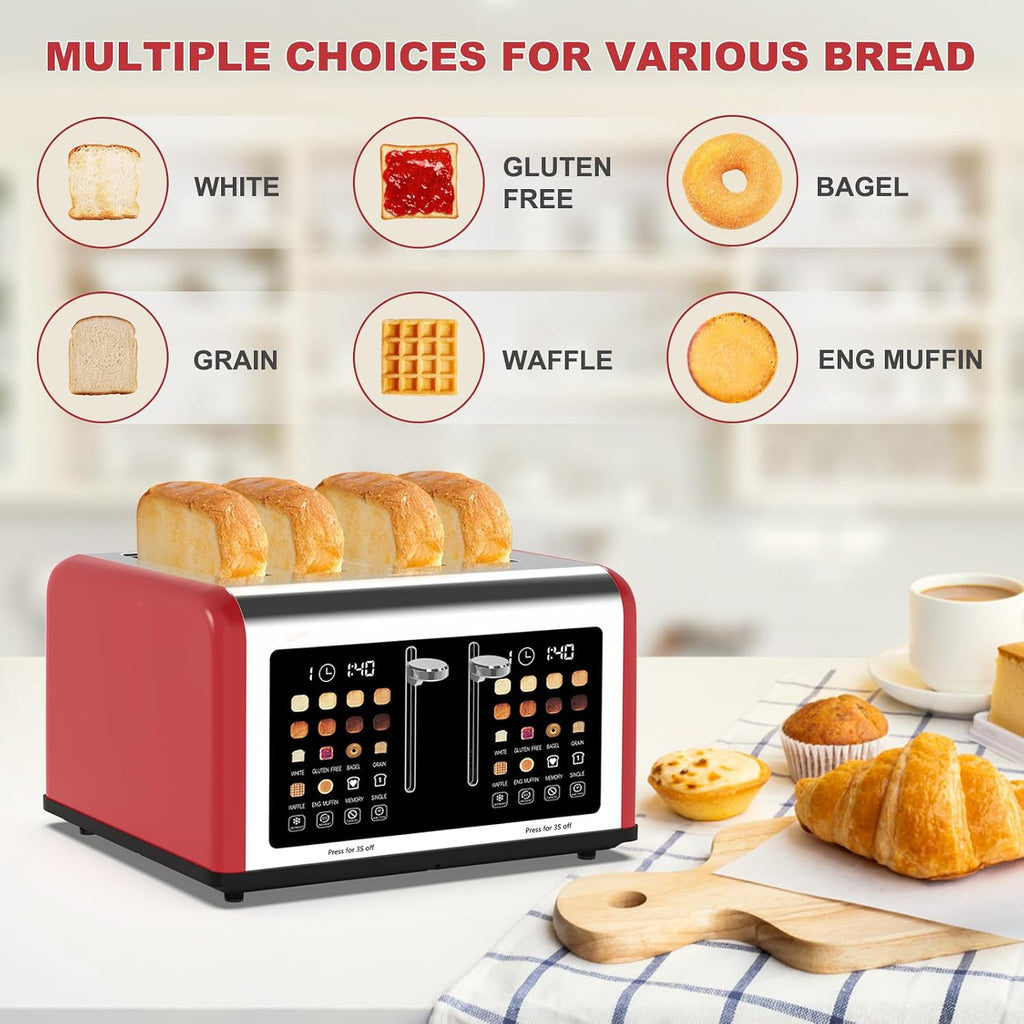 TOASTORA™ Smart Touch 4-Slice Toaster