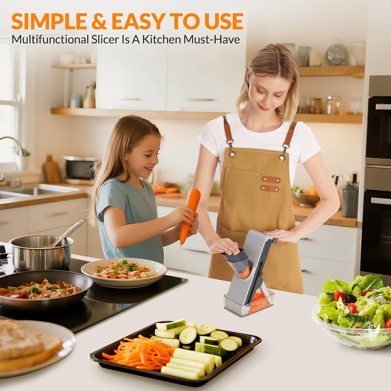SLICORA™ Safe Mandoline Slicer