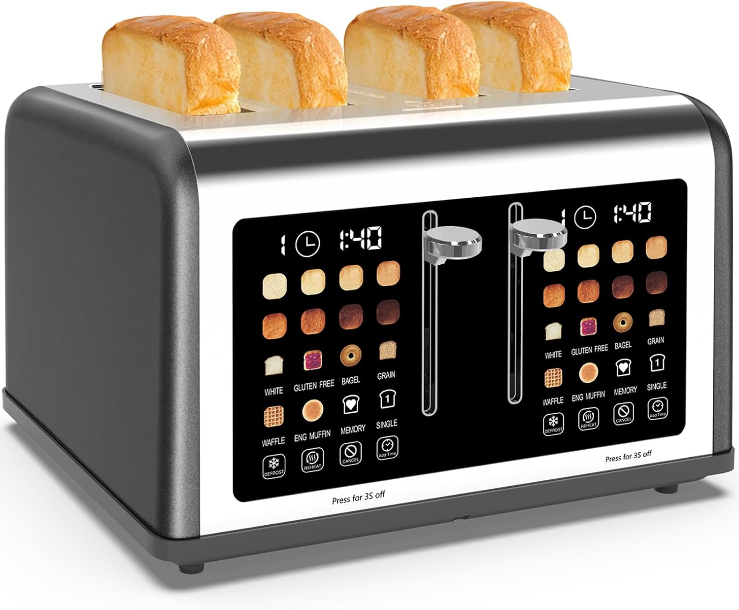 TOASTORA™ Smart Touch 4-Slice Toaster