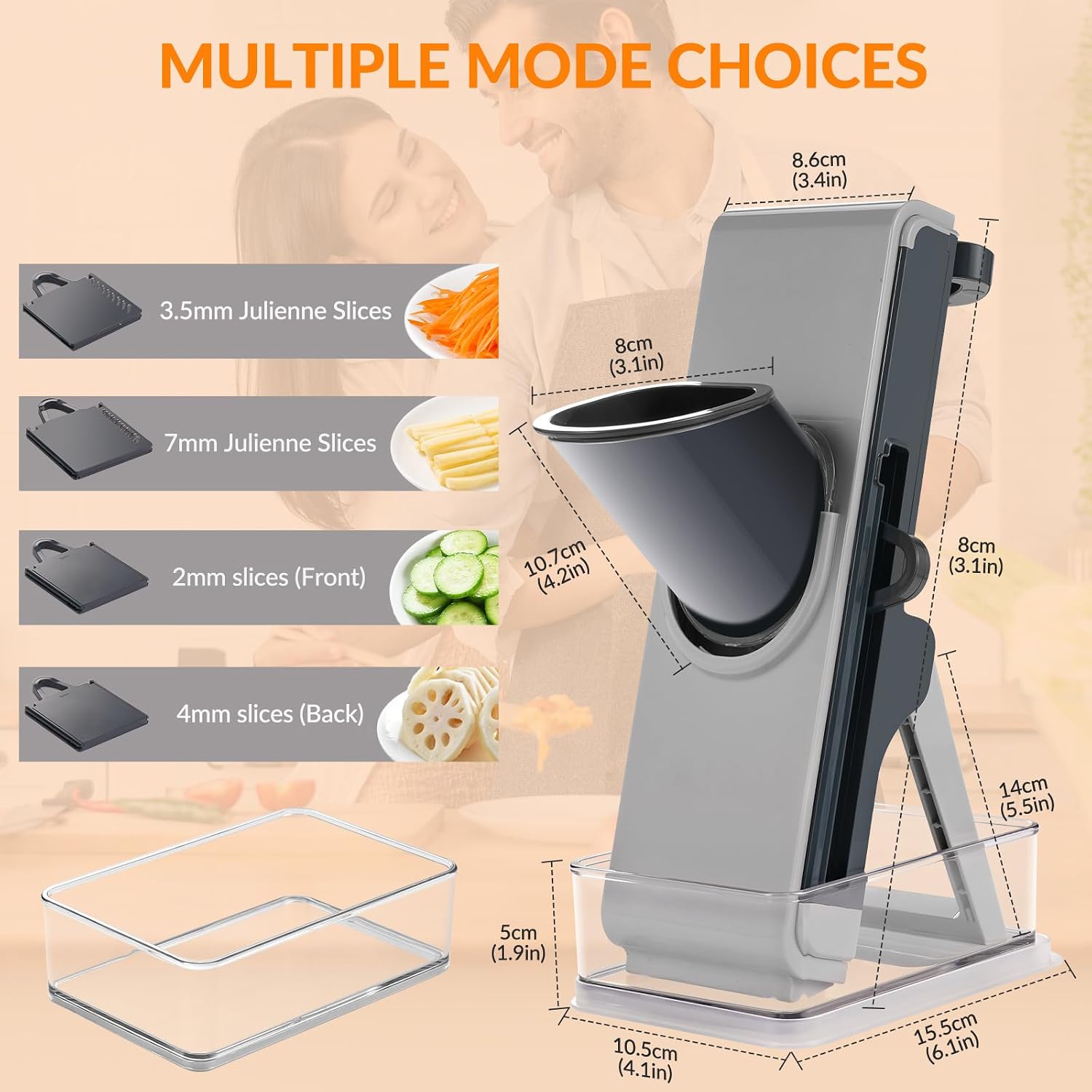 SLICORA™ Safe Mandoline Slicer