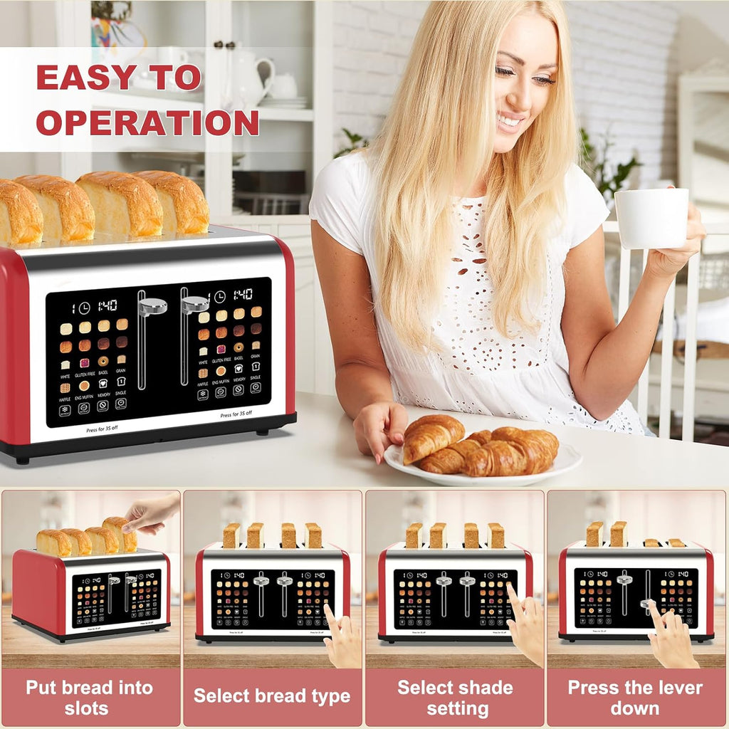 TOASTORA™ Smart Touch 4-Slice Toaster